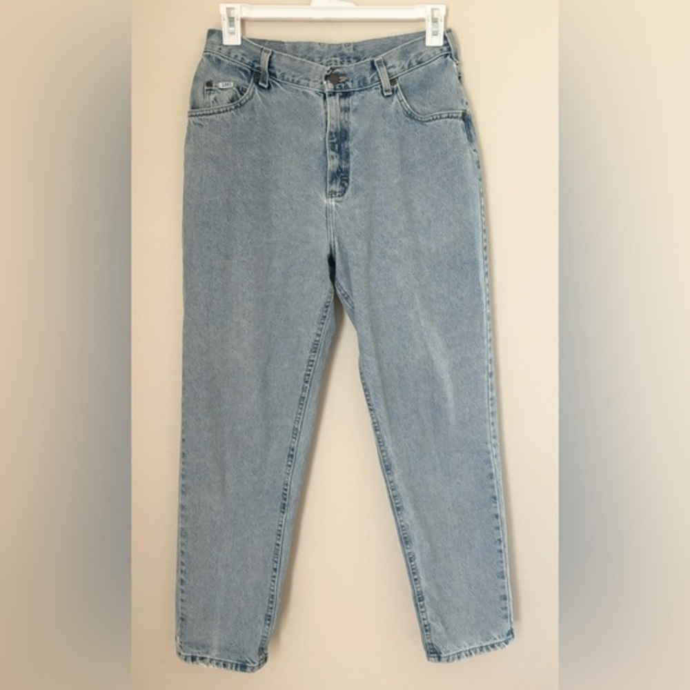 Vintage 90s Lee Light Wash High‎ Rise Loose Straight Fit Jeans